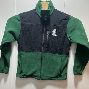 Columbia Michigan State Spartans Jacket‎ Full Zip Fleece Women's Size Small